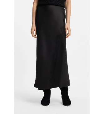 BOSS para mujer. 50548389 Falda Vlace negro (42), Casual, Poliéster