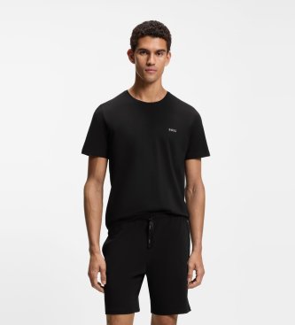 BOSS Loungewear T-Shirt schwarz | S