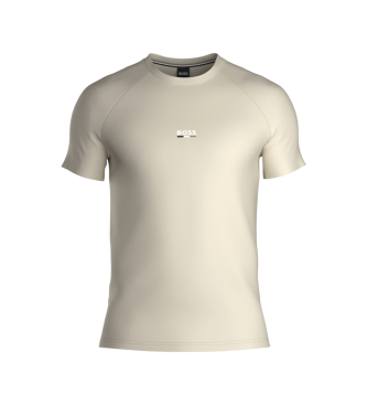 BOSS Camiseta RN Slim Fit blanco roto