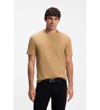 BOSS Camiseta Tiburt 240 beige