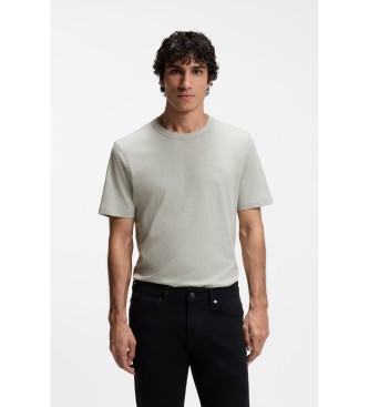 BOSS para hombre. 50508243 Camiseta Tegood gris (S), Casual, Algodón, Manga corta