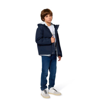 BOSS para niño. J52387 Chaqueta con Bolsillos marino (13/14años= 157/162cm), Casual, Poliéster, moda infantil