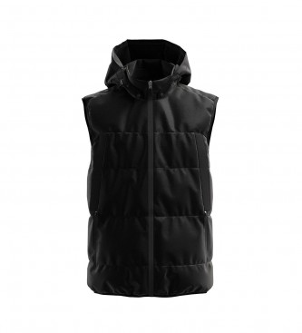 BOSS para hombre. 50497650 Chaleco Chill negro (L), Casual, Poliamida