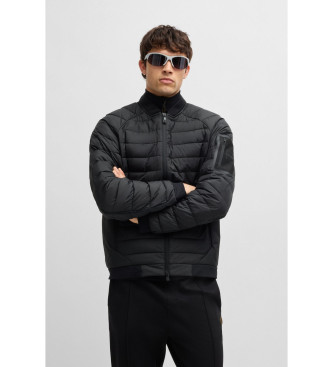 BOSS para hombre. 50529693 Chaqueta impermeable J Ordos negro (M), Casual, Poliéster