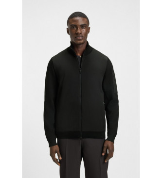 BOSS para hombre. 50541951 Chaqueta Momentum negro (XXL), Casual, Poliéster