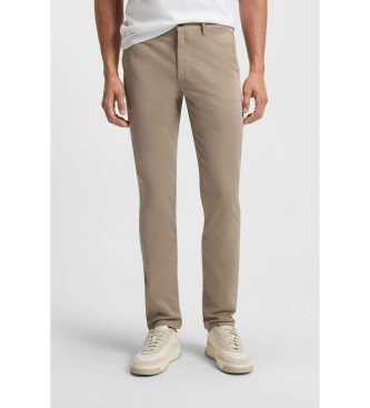 BOSS para hombre. 50510933 Pantalón Chino Slim marrón (36/34), Casual, Algodón
