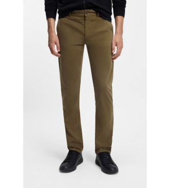 BOSS para hombre. 50510933 Pantalón Chino Slim marrón (33/34), Casual, Sintético