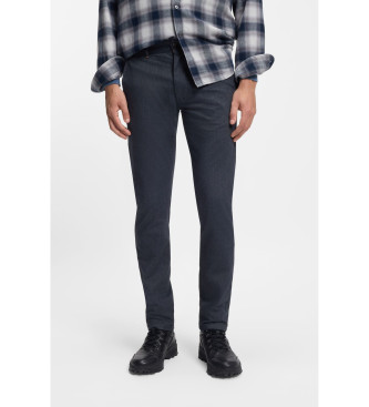BOSS para hombre. 50547721 Pantalón Chino slim azul (35/34), Casual, Poliéster