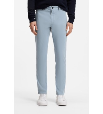 BOSS för män. 50510933 Chino Slim Fit Satin Stretch Chino Byxor i bomull blå (36/32), Casual