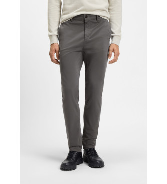 BOSS para hombre. 50510917 Pantalón Chino Tapered gris (34/30), Casual, Algodón