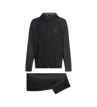 BOSS para hombre. 50533765 Chándal Air negro (M), Casual, Deportivo, Multideporte, Poliéster, Manga larga