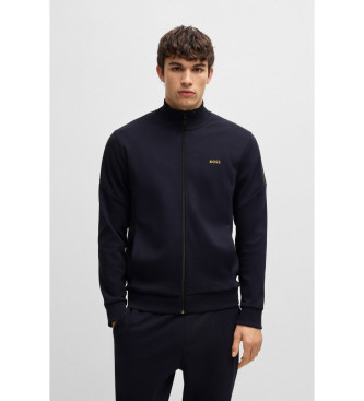 BOSS para hombre. 50550333 Chándal Interlock marino (XXL), Casual, Deportivo, Algodón, Multideporte, Manga larga