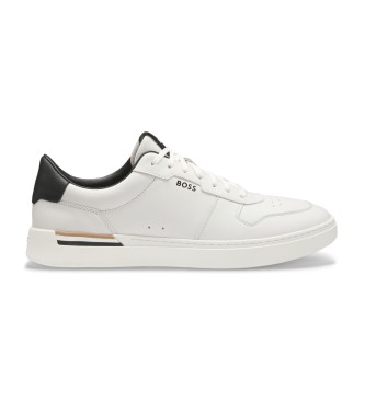 BOSS Zapatillas de Piel Clint blanco