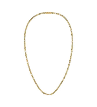 BOSS para homem. 1580173 Corrente para ele colar banhado a ouro (OSFA), Casual, Aço inoxidável