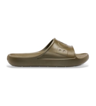 BOSS para hombre. 50498207 Chanclas Darian verde (42), Plano, Ninguno, Casual, Beachwear