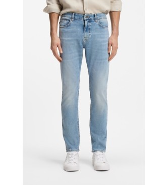 BOSS para hombre. 50556874 Jeans Delaware slim fit turquesa (34/30), Azul, Casual, Algodón, Denim