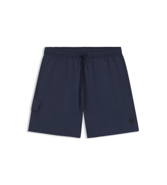 BOSS para hombre. 50534319 Bañador Dive marino (XL), Beachwear, Poliéster Reciclado, Sostenible