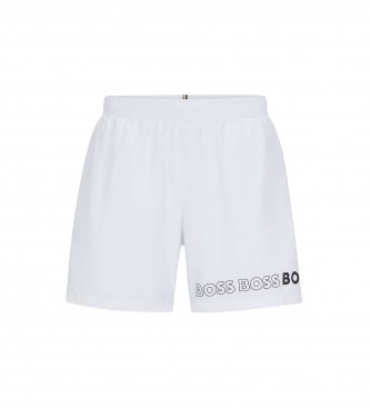 BOSS para hombre. 50469300 Bañador Dolphin blanco (M), Beachwear, Poliéster Reciclado, Sostenible