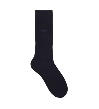 BOSS para hombre. 50538201 Calcetines de longitud regular marino (47-50), Homewear, Viscosa