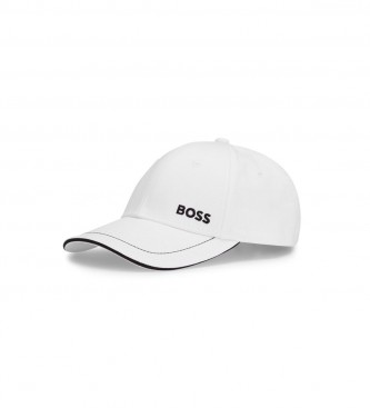 Boss - pour homme. casquette tissã©e blanche