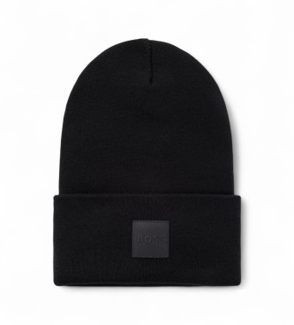 BOSS para hombre. 50529442 Gorro Fantastico negro (OSFA), Casual, Algodón