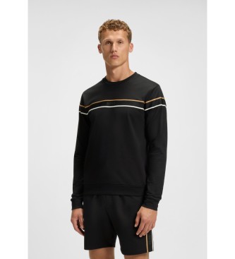 BOSS para hombre. 50545589 Sudadera Iconic negro (S), Casual, Homewear, Algodón
