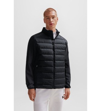 BOSS für Herren. 50501448 Solana Jacke schwarz (3XL), Lässig, Polyamid, Langarm