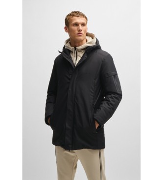 BOSS para hombre. 50523391 Chaqueta Terra negro (XXXL), Casual, Poliéster