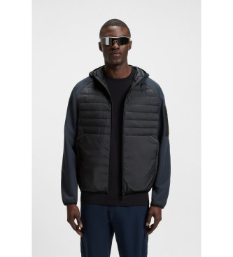 BOSS para hombre. 50541032 Cazadora Urbanex Hybrid marino (L), Casual, Poliéster Reciclado