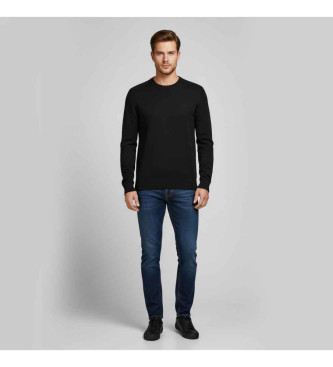 BOSS para hombre. 50501762 Jersey Avac negro (S), Casual, Lana