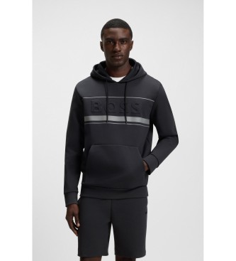 BOSS para hombre. 50545244 Sudadera con detalles de rayas marino (L), Casual, Algodón
