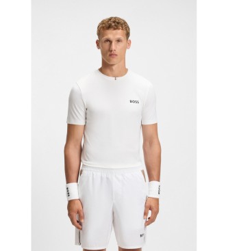 BOSS para hombre. 50543328 Camiseta Sport blanco (S), Deportivo, Multideporte, Poliéster, Manga corta