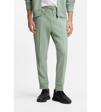 BOSS para hombre. 50553574 Pantalón de chándal Straight Fit verde (XS), Casual, Algodón