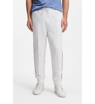 BOSS para hombre. 50553574 Pantalón Straight Fit ribete blanco (L), Casual, Algodón