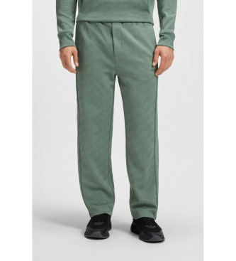 BOSS para hombre. 50549713 Pantalón Mirror Long Verde (XL), Casual, Poliéster