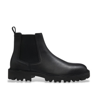 BOSS para hombre. 50552573 Botines de Piel Julyo Cheb negro (42), Plano, Ninguno, Casual