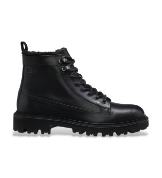 BOSS para hombre. 50552570 Botines Julyo Halb negro (45), Plano, Cordones, Casual