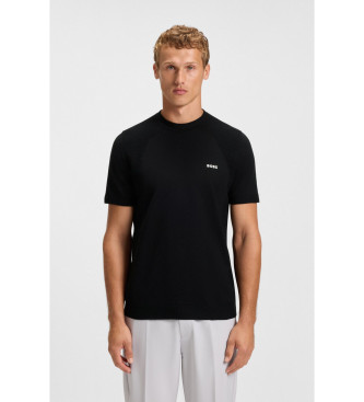 BOSS para hombre. 50541952 Camiseta Momentum Lite negro (XXL), Casual, Algodón, Manga corta