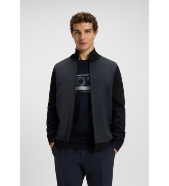 BOSS para hombre. 50541951 Jersey Momentum marino (L), Casual, Poliéster