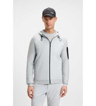 BOSS para hombre. 50541956 Sudadera K Club gris claro (M), Casual, Deportivo, Sintético