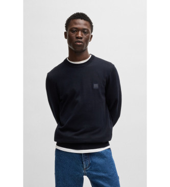 BOSS para hombre. 50527583 Jersey Kanovano marino (XL), Casual, Poliéster