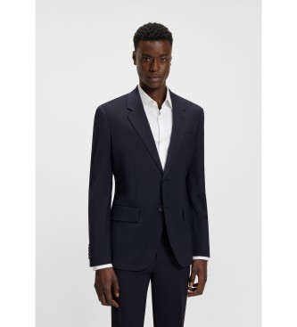 HUGOvoor mannen. 50540159 Karl marineblazer (50), Casual, Feest, Klassiek, Polyester, Marineblauw