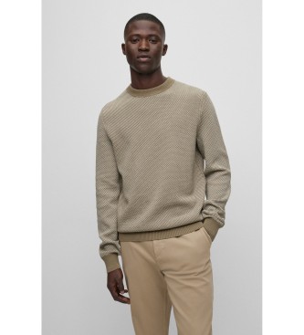 BOSS para hombre. 50494404 Jersey Classic verde (XXL), Casual, Sintético, Manga larga