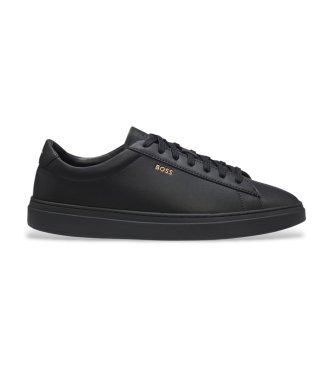 BOSS Zapatillas de piel Kieran Tenn negro
