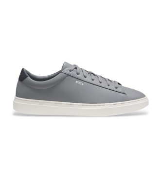 BOSS Zapatillas de piel Kieran Tenn gris
