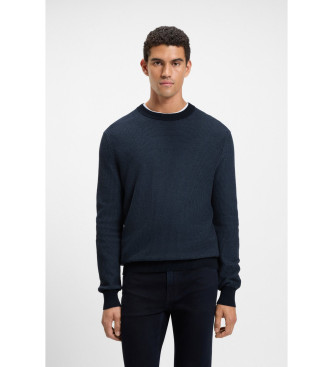 BOSS para hombre. 50548673 Jersey Klapok marino (XXL), Casual, Poliéster