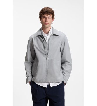 BOSS para hombre. 50565637 Chaqueta Lutti gris (L), Casual, Algodón