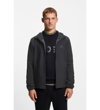 BOSS para hombre. 50551077 Chaqueta Cruiselite negro (XL), Casual, Poliéster