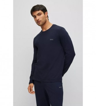 BOSS para hombre. 50470144 Camiseta Mix&Match; marino (XL), Negro, Homewear, Algodón, Elastano, Manga larga