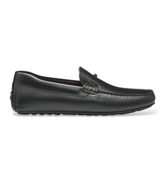 BOSS Mocasines de piel Noel Mocc negro